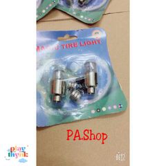 Đôi Đèn LED Gắn Chân Van Đổi Màu 7 Sắc - Đèn Nháy Xe Máy & Xe Đạp - Mã BTM3 Chính Hãng