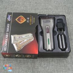 Máy Cạo Râu Qishi Q588 - Đầu Cạo Ngang Lưỡi Kép Sắc Bén, Sạc Pin Li-ion, Thời Gian Cạo 45 Phút - Chăm Sóc Nam Chính Hãng