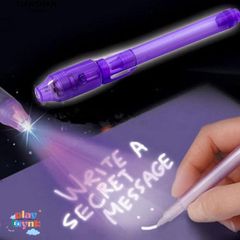 Bộ 4 bút mực tàng hình VTO30 với đèn UV - Viết bí mật, ghi chú học tập tiện lợi và độc đáo cho trẻ em và sinh viên