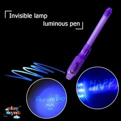 Bộ 4 bút mực tàng hình VTO30 với đèn UV - Viết bí mật, ghi chú học tập tiện lợi và độc đáo cho trẻ em và sinh viên