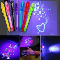 Bộ 4 bút mực tàng hình VTO30 với đèn UV - Viết bí mật, ghi chú học tập tiện lợi và độc đáo cho trẻ em và sinh viên