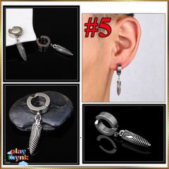 Khuyên Tai Kẹp Titan KH14 - Thời Trang Không Cần Xỏ Lỗ, 5 Mẫu Độc Đáo Dành Cho Người Yêu Thích Trang Sức
