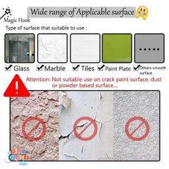 Bộ 12 Móc Gắn Tường Trong Suốt OmsT9 - Không Cần Khoan, Dễ Dàng Lắp Đặt, Chịu Tải 10kg, Thích Hợp Nhà Bếp, Phòng Tắm, Trang Trí Nội Thất