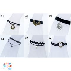 Dây Chuyền Choker Link Hợp Kim Thời Trang Nhật Bản - Vòng Chân Đẹp Tôn Vẻ Sang Trọng, Phong Cách Châu Âu, Hàn Quốc
