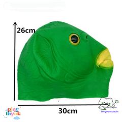 Mặt Nạ Quái Vật Xanh - Phụ Kiện Cosplay Halloween Kinh Dị Đáng Yêu Cho Người Lớn và Thanh Thiếu Niên