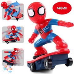 Ván Trượt Người Nhện Phát Sáng PZIPPER - Đồ Chơi Lướt Ván An Toàn Cho Trẻ Em Từ 2 Tuổi, Mô Phỏng Nhân Vật Spider Man