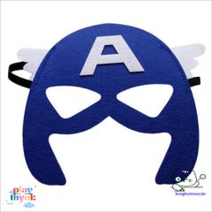 Mặt Nạ Siêu Anh Hùng Cho Bé - Phụ Kiện Hóa Trang Halloween Spider-Man, Iron Man, Batman An Toàn và Thú Vị