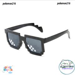 Kính Thug Life 6 Chấm 5 Màu - Phụ Kiện Chụp Ảnh TikTok Phong Cách, Kính Minecraft Độc Đáo Dành Cho Giới Trẻ