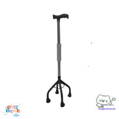 Gậy Tập Đi 4 Chân Lucass B932 Chính Hãng - Điều Chỉnh Chiều Cao Dành Cho Người Già, Người Khuyết Tật, An Toàn Khi Di Chuyển