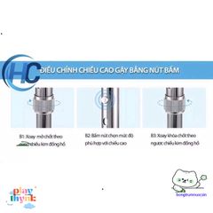 Gậy Tập Đi 4 Chân Lucass B932 Chính Hãng - Điều Chỉnh Chiều Cao Dành Cho Người Già, Người Khuyết Tật, An Toàn Khi Di Chuyển