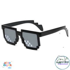 Kính Thời Trang Pixel Thug Life - Kính Mát UV400 Phong Cách Hip Hop Dành Cho Nam Nữ, Thời Trang Đường Phố Năng Động