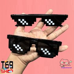 Kính Mát Thug Life - Mặt Kính 6 Chấm Thời Thượng, Kiểu Dáng Ngầu Lòi Cho Sống Ảo - Phụ Kiện Anime, Manga, Game