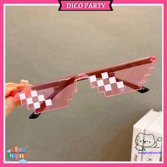 Kính Chụp Ảnh Thug Life 6 Chấm Nhiều Màu - Kính Vui Nhộn Cho Bức Hình Sinh Động Và Cá Tính
