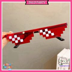 Kính Chụp Ảnh Thug Life 6 Chấm Nhiều Màu - Kính Vui Nhộn Cho Bức Hình Sinh Động Và Cá Tính