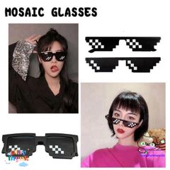 Kính Mát Thug Life 6 Màu - Xu Hướng Minecraft Cá Tính Siêu Ngầu Dành Cho Tất Cả Mọi Người, Phụ Kiện Thời Trang Đẹp Giá Rẻ
