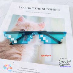 Kính Thug Life Nhiều Màu Sắc Thời Trang - Kính Mát Phong Cách Đường Phố Dành Cho Người Yêu Thích Văn Hóa Đường Phố