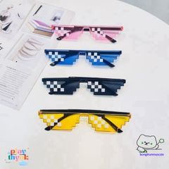 Kính Mắt Thug Life 8bit - Phong Cách Côn Đồ, Chất Lượng Cao, Thời Trang Dễ Thương, Phù Hợp Nam Nữ, Kiểu Dáng Cute, Hot Trend 2018