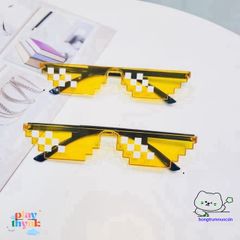 Kính Mắt Thug Life 8bit - Phong Cách Côn Đồ, Chất Lượng Cao, Thời Trang Dễ Thương, Phù Hợp Nam Nữ, Kiểu Dáng Cute, Hot Trend 2018