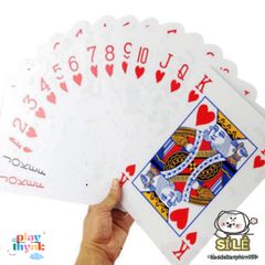 Bộ bài Poker Khổng Lồ A4 - Vật Phẩm Giải Trí Hoàn Hảo, Dễ Cầm Nắm, Thích Hợp Cho Tiệc Tùng và Trình Diễn Nghệ Thuật