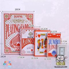 Bộ bài Poker Khổng Lồ A4 - Vật Phẩm Giải Trí Hoàn Hảo, Dễ Cầm Nắm, Thích Hợp Cho Tiệc Tùng và Trình Diễn Nghệ Thuật