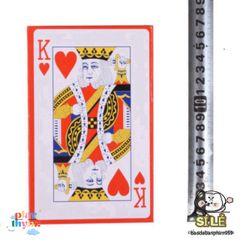 Bộ bài Poker Khổng Lồ A4 - Vật Phẩm Giải Trí Hoàn Hảo, Dễ Cầm Nắm, Thích Hợp Cho Tiệc Tùng và Trình Diễn Nghệ Thuật