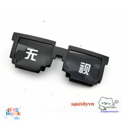 Kính Mát Thug Life Chất Minecraft - Kính Thời Trang Đen Đậm Chất Ngầu Cho Nam Nữ - Phong Cách Siêu Cute