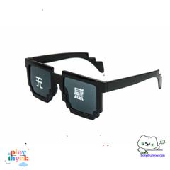 Kính Mát Thug Life Chất Minecraft - Kính Thời Trang Đen Đậm Chất Ngầu Cho Nam Nữ - Phong Cách Siêu Cute