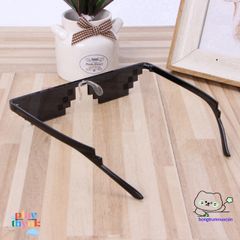 Kính Mát Unisex Pixelated Thực Adorable - Phong Cách Thời Trang Chất Lượng Cao Cho Nam Nữ, Kính Râm Hài Hước Cho Game Thủ