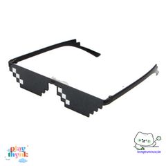 Kính Mát Unisex Pixelated Thực Adorable - Phong Cách Thời Trang Chất Lượng Cao Cho Nam Nữ, Kính Râm Hài Hước Cho Game Thủ