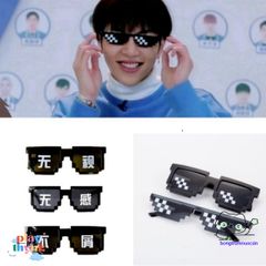 Kính Mát Mosaic Thug Life UV400 - Phong Cách Hip Hop Độc Đáo Cho Nam Nữ, Lời Khuyên Thời Trang Hàng Đầu