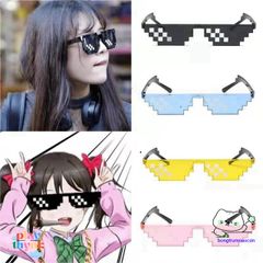 Kính Mát Thug Life Đa Giác Pixel Siêu Dễ Thương - Kính Râm Chất Lượng Cao Thời Trang Cho Nam Nữ