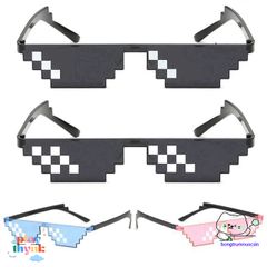 Kính Mát Thug Life Đa Giác Pixel Siêu Dễ Thương - Kính Râm Chất Lượng Cao Thời Trang Cho Nam Nữ