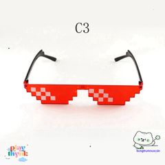 Kính Râm Thuglife 6 Chấm MINECRAFT - Phong Cách Thời Trang Độc Đáo Cho Nam Nữ, Kính Chống Nắng Ngoài Trời