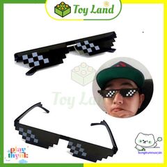 Kính Thug Life Cosplay Siêu Ngầu - Kính Mắt Thời Thượng Cho Trẻ Em, Chất Nhựa Bền Bỉ, Phong Cách Độc Đáo, Đồ Chơi Xả Stress