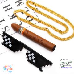 Kính Mát Thug Life 6 Chấm - Phụ Kiện Siêu Ngầu Cho Gamer Đam Mê Minecraft - Thể Hiện Cá Tính Vượt Trội