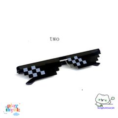 Kính Mát Thug Life 6 Chấm - Phụ Kiện Siêu Ngầu Cho Gamer Đam Mê Minecraft - Thể Hiện Cá Tính Vượt Trội