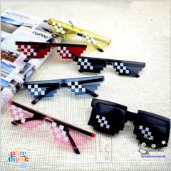 Kính Mắt Thug Life 6 Chấm Đầy Màu Sắc - Kính Mát Disco Thời Trang, Phong Cách Năng Động, Chống Chói UV400