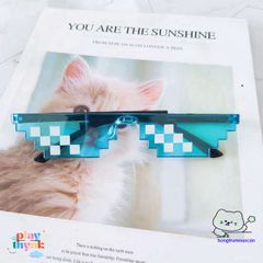 Kính Mắt Thug Life 6 Chấm Đầy Màu Sắc - Kính Mát Disco Thời Trang, Phong Cách Năng Động, Chống Chói UV400