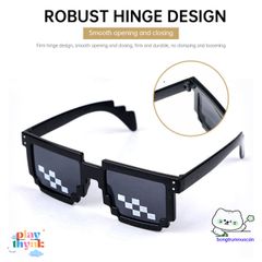 Kính Mắt Thug Life 6 Chấm Đầy Màu Sắc - Kính Mát Disco Thời Trang, Phong Cách Năng Động, Chống Chói UV400