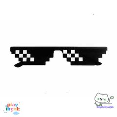 Kính Mosaics Thug Life - Mắt Kính Pixelated Hip Hop Độc Đáo Dành Cho Nam Nữ, UV400 Chống Tia UV