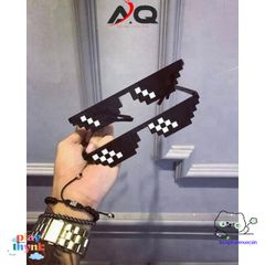Kính Mắt Thug Life Minecraft - Kính Thời Trang Hot Gen Z, Kiểu Dáng Cute, Chống Bụi - Phụ Kiện Độc Đáo cho Tín Đồ Gamers