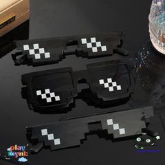 Kính Mosaics Thug Life - Kính Mắt Phong Cách Độc Đáo Pixel Disco Chống UV400 Cho Nam Nữ, Thời Trang, Vui Nhộn
