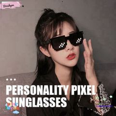 Kính Mosaics Thug Life - Kính Mắt Phong Cách Độc Đáo Pixel Disco Chống UV400 Cho Nam Nữ, Thời Trang, Vui Nhộn