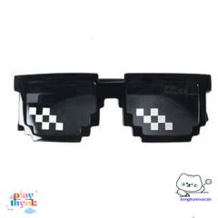 Kính Mát Thug Life 8bit Đen FY1 - Kính Mát Chống UV 400 Cho Nam Giới, Phong Cách Ngầu và Thanh Lịch, Quà Tặng Hoàn Hảo