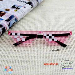 Kính Mắt Thug Life Phong Cách Minecraft - Thời Trang Nam Nữ Cao Cấp, Chống UV, Chất Lượng Bền Bỉ