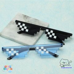 Kính Mát Thug Life Minecraft Nhiều Màu – Phụ Kiện Siêu Ngầu Dành Cho Gamers, Kính Mắt Thời Trang Hiện Đại