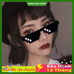 Kính Thug Life 6 Chấm - Kính Mắt Độc Đáo Cho Game Thủ, Phụ Kiện Minecraft Siêu Ngầu, Thể Hiện Cá Tính Gamer