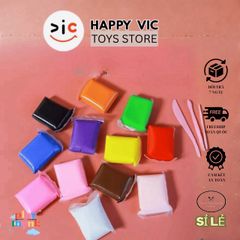 Combo 12 Đất Sét Tự Khô Nhật Bản ANDY'S KIDS - An Toàn, Siêu Nhẹ, Đồ Chơi Nghệ Thuật Cho Bé Tạo Hình Butter Slime