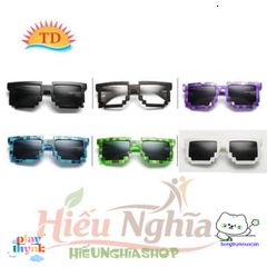 Kính Mắt MINECRAFT Hình Vuông Thuglife - Kính Chắn Bụi Đa Màu Sắc Dễ Thương, Phong Cách Hot Trend 2022