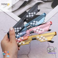 Kính Mát Yovip Retro Pixel Độc Đáo - Phụ Kiện Thời Trang Cho Game Thủ - Kính Râm Chống Tia UV, Thiết Kế Thời Thượng